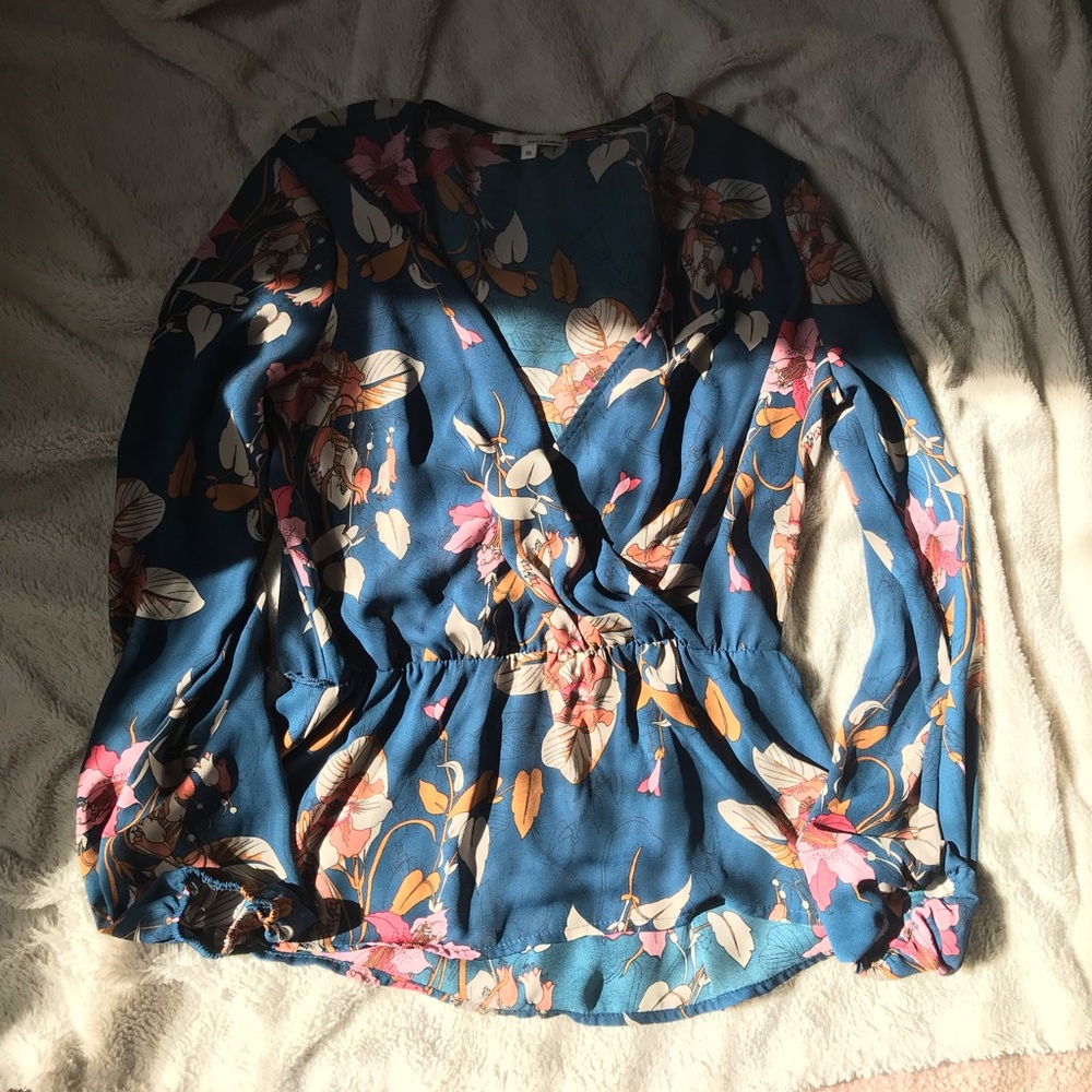 Flowy Peplum Blouse